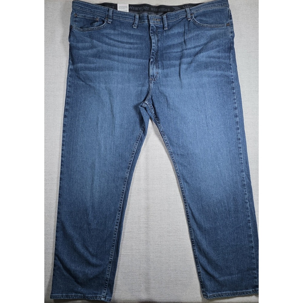 NWT/Wrangler Authentics/Men's 50x32 Jeans/Comfort Flex/Medium Wash Stretch